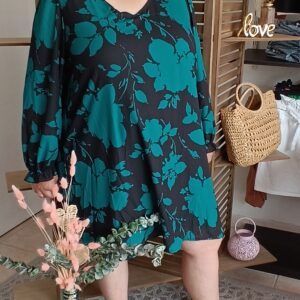 Robe à motif fleurs shop ton style