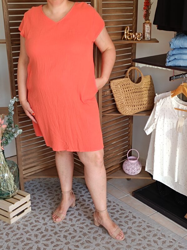 Robe gaze de coton grande taille Shop' ton style