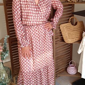 Robe longue voilage Shop' ton style