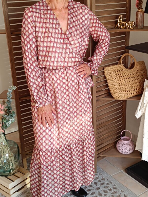 Robe longue voilage Shop' ton style