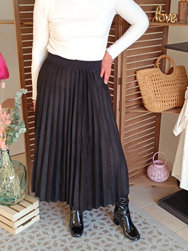 Shop' ton style Jupe plissée noire