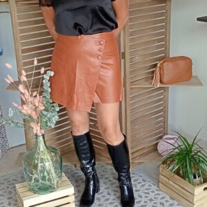 Jupe short simili Shop' ton style