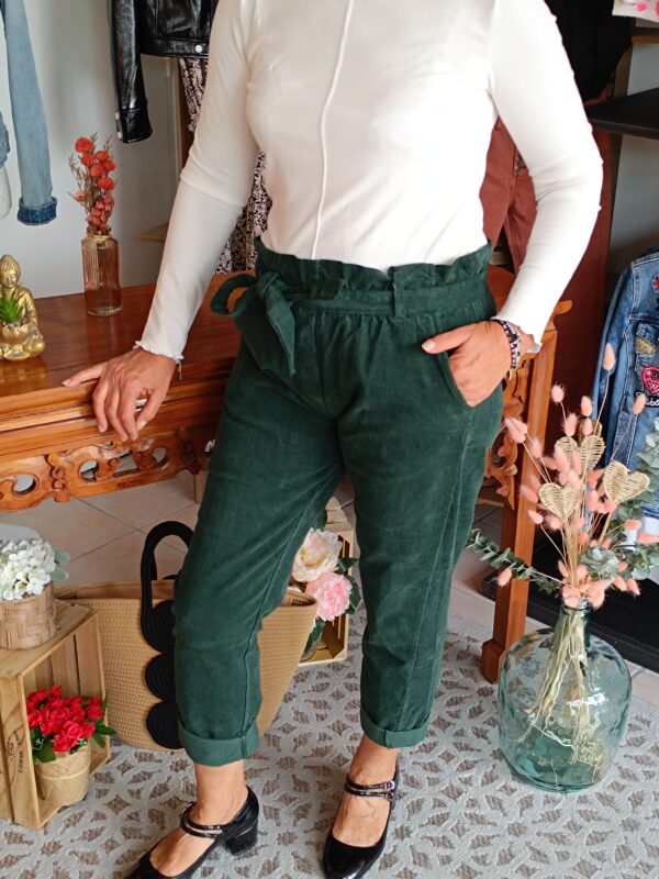 Pantalon velours Shop' ton style