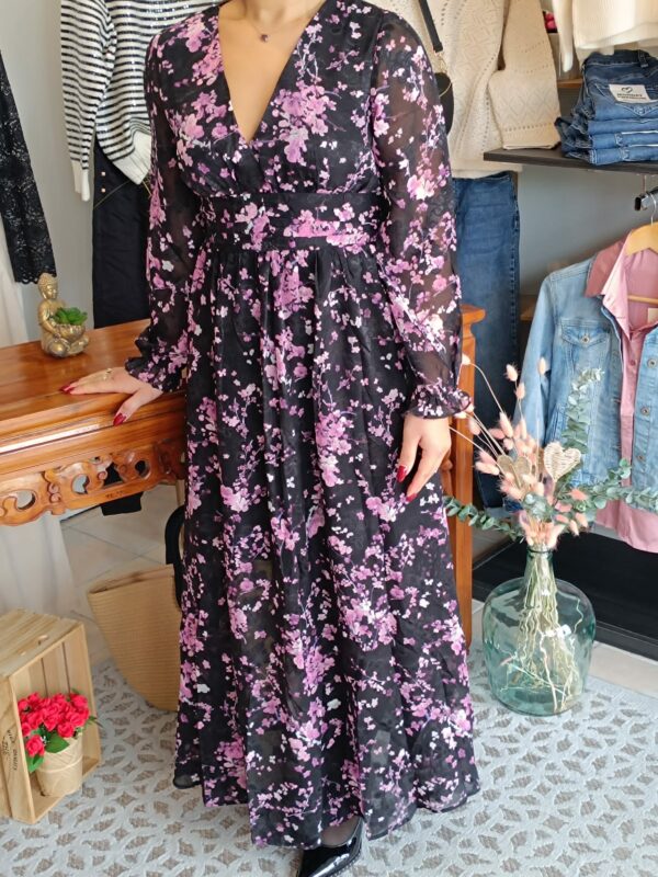 Robe longue voilage Shop' ton style