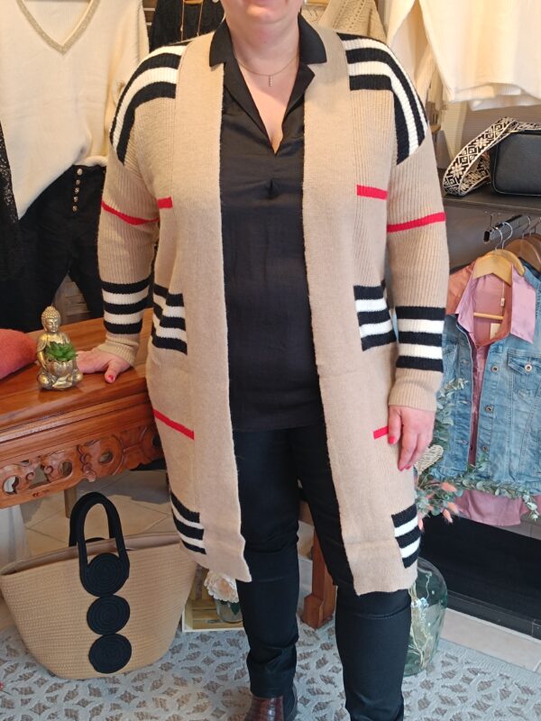 Gilet long Shop' ton style