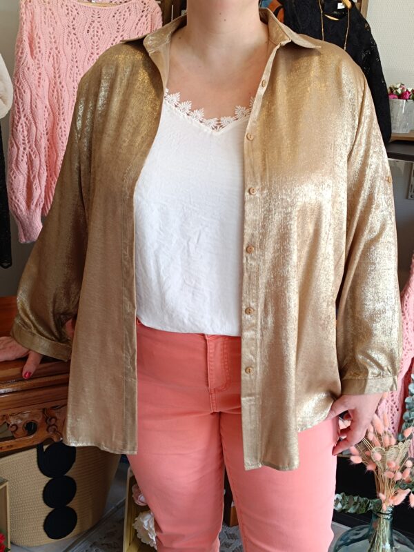 Chemise irisée grande taille Shop' ton style
