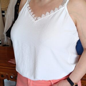 Top blanc grande taille Shop' ton style