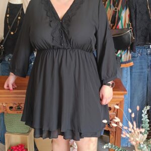 Robe noire Grande taille Shop' ton style