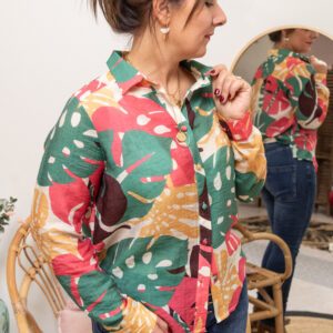 Chemise imprimée Shop' ton style
