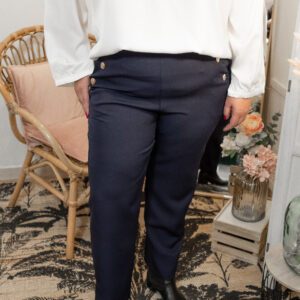 Pantalon marine grande taille Shop' ton style