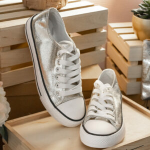Baskets basses doré Shop' ton style
