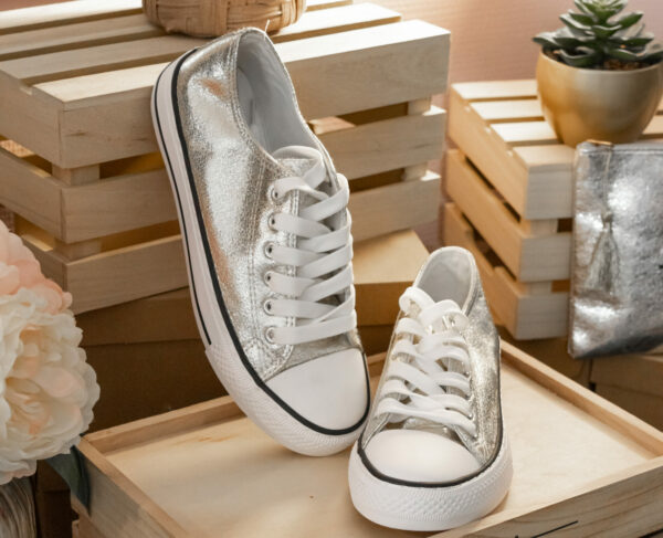 Baskets basses doré Shop' ton style