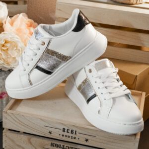 Baskets blanches Shop' ton style
